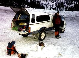 My truck on Camp Bird Rd.